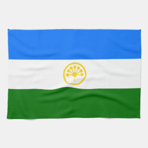 Patriotic Bashkortostan Flag Küchentuch