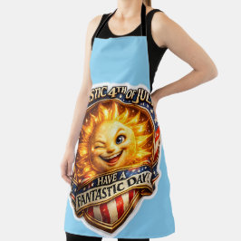 Patriotic BBQ apron Schürze