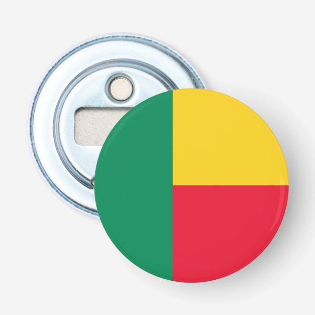 Patriotic Benin Flag Flaschenöffner (Vorderseite)