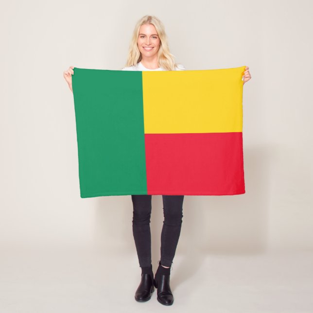 Patriotic Benin Flag Fleecedecke (Beispiel)