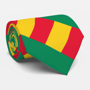 Patriotic Benin Flag Neck Tie Krawatte