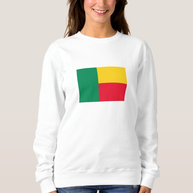 Patriotic Benin Flag Sweatshirt (Vorderseite)