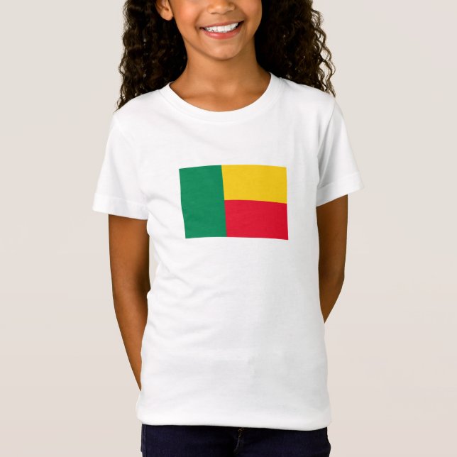 Patriotic Benin Flag T-Shirt (Vorderseite)