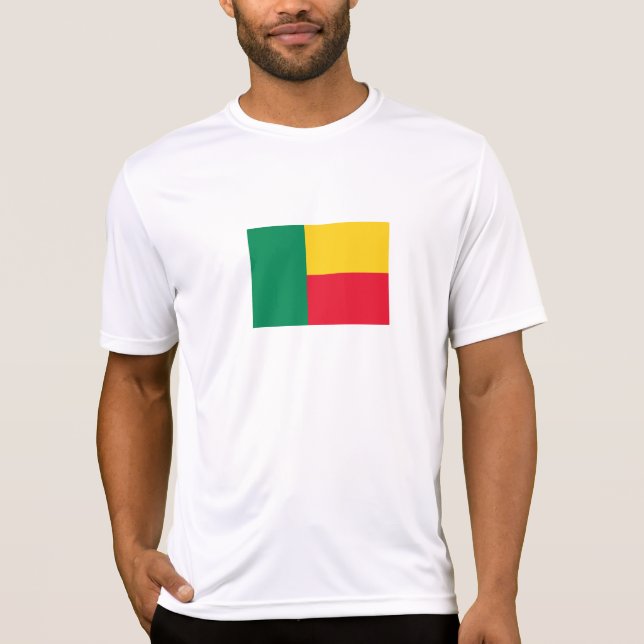 Patriotic Benin Flag T-Shirt (Vorderseite)