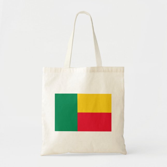 Patriotic Benin Flag Tragetasche (Vorne)