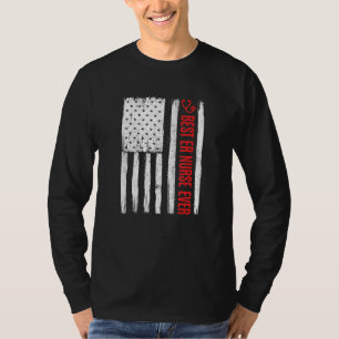 Patriotic Best Er Emergency Room Nurve je amerikan T-Shirt