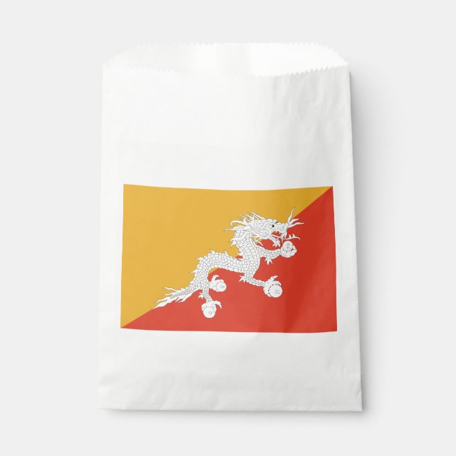 Patriotic Bhutan Flag Geschenktütchen (Vorderseite)