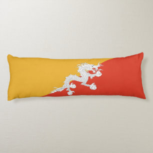 Patriotic Bhutan Flag Seitenschläferkissen