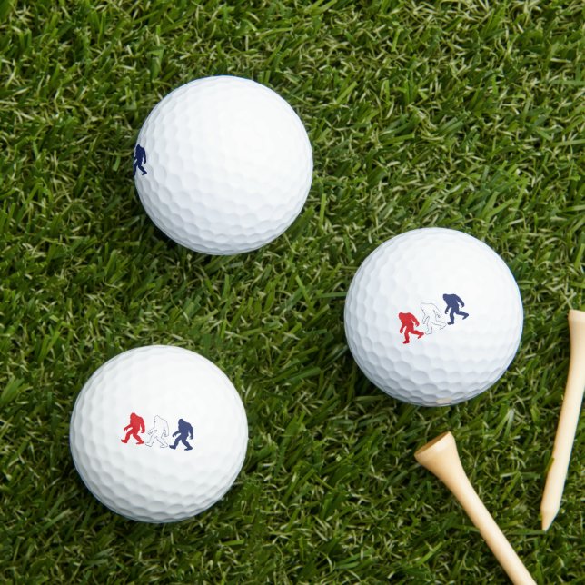 Patriotic Big Foot Golfball (Insitu Gras)