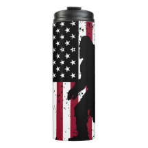Patriotic Bigfoot American Flag Sasquatch 