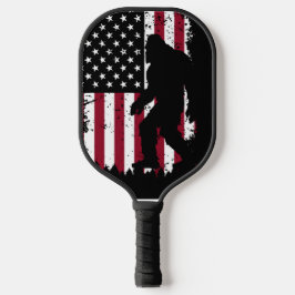 Patriotic Bigfoot  Pickleball Schläger