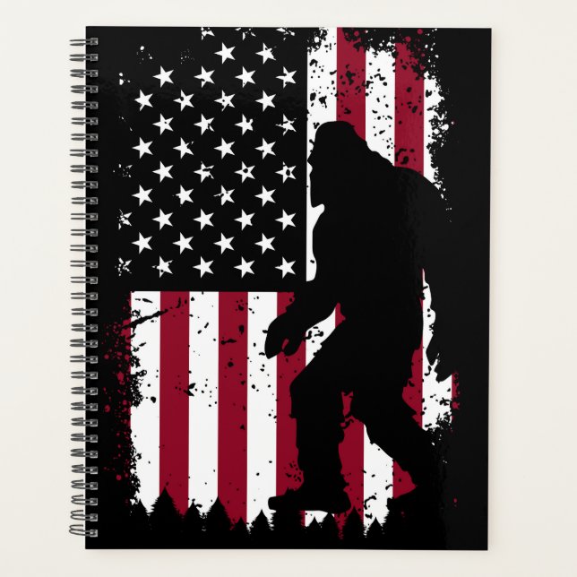 Patriotic Bigfoot Planner Planer (Vorderseite)