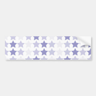 Patriotic Blue Ombre Stars Autoaufkleber