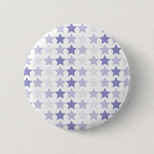 Patriotic Blue Ombre Stars Button