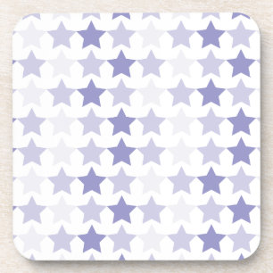Patriotic Blue Ombre Stars Getränkeuntersetzer