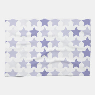 Patriotic Blue Ombre Stars Küchentuch