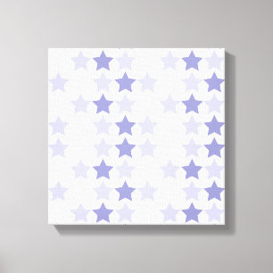 Patriotic Blue Ombre Stars Leinwanddruck