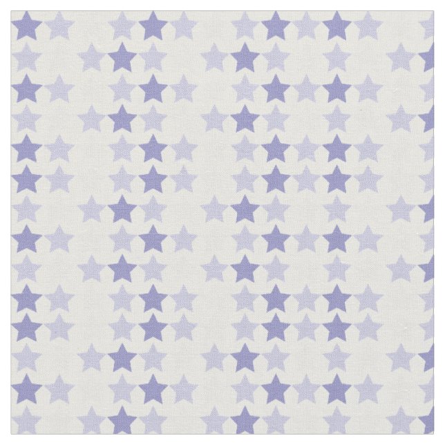 Patriotic Blue Ombre Stars Stoff (Nahaufnahme)