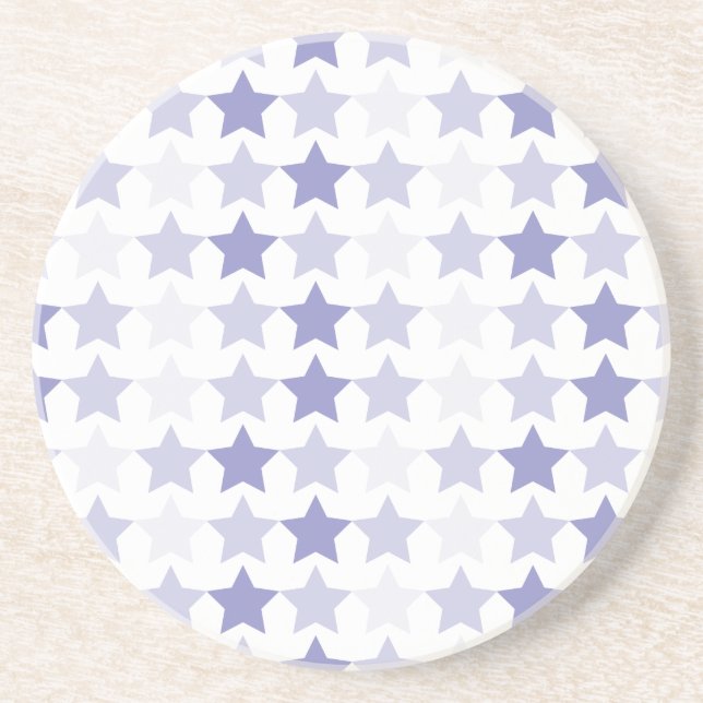 Patriotic Blue Ombre Stars Untersetzer (Vorne)