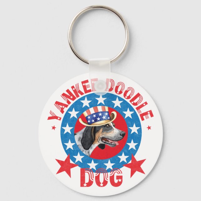 Patriotic Bluetick Schlüsselanhänger (Vorderseite)