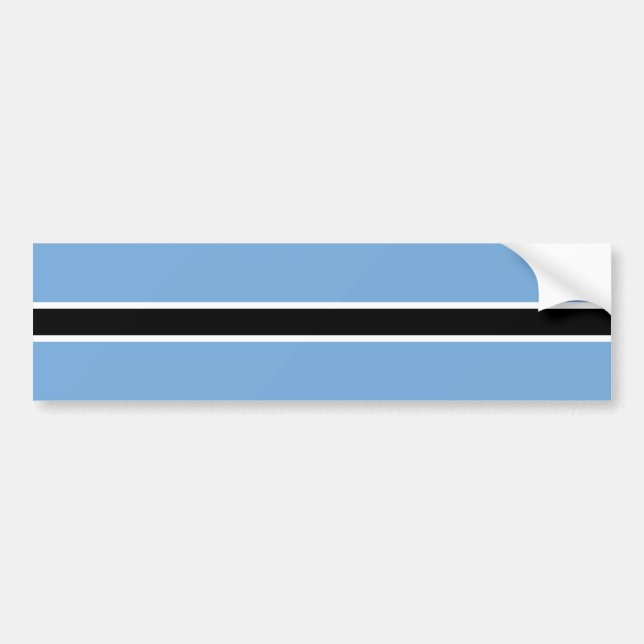 Patriotic Botswana Flag Autoaufkleber (Vorne)