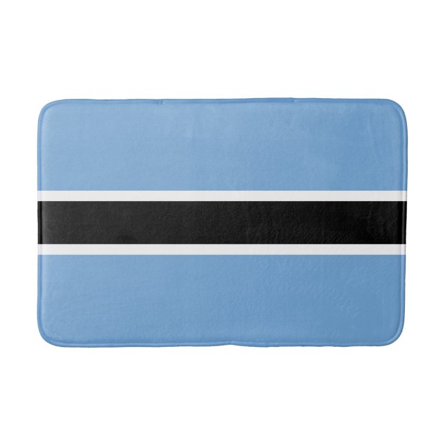 Patriotic Botswana Flag Badematte (Vorderseite)