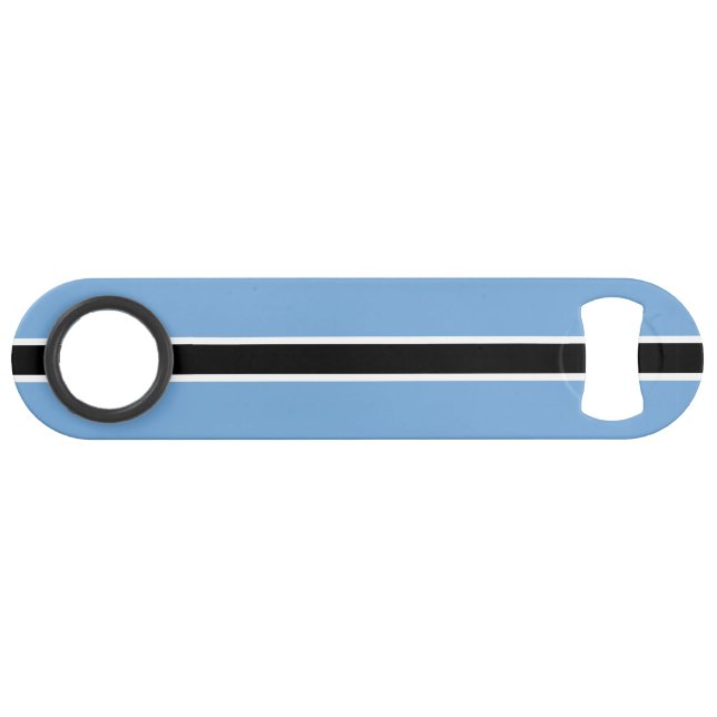 Patriotic Botswana Flag Bar Key (Vorderseite (Horizontal))