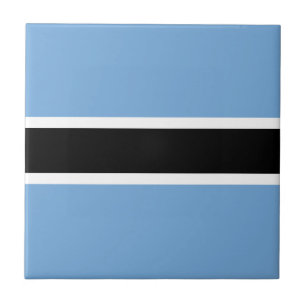 Patriotic Botswana Flag Keramik Tile Fliese