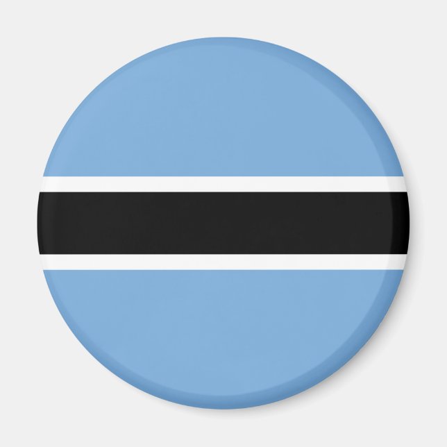 Patriotic Botswana Flag Magnet (Vorne)