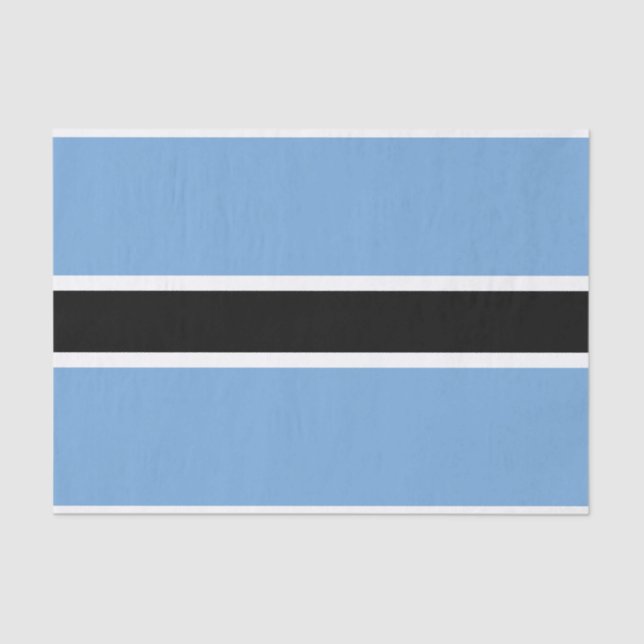 Patriotic Botswana Flag Seidenpapier (Vorderseite)