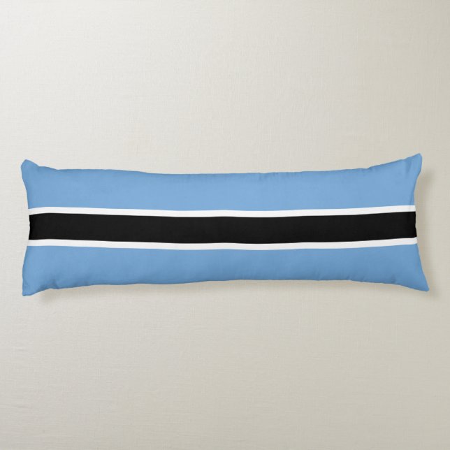 Patriotic Botswana Flag Seitenschläferkissen (Rückseite)