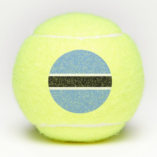 Patriotic Botswana Flag Tennisbälle (Vorderseite)