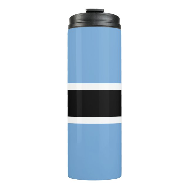Patriotic Botswana Flag Thermosbecher (Vorderseite)