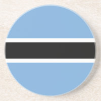 Patriotic Botswana Flag Untersetzer
