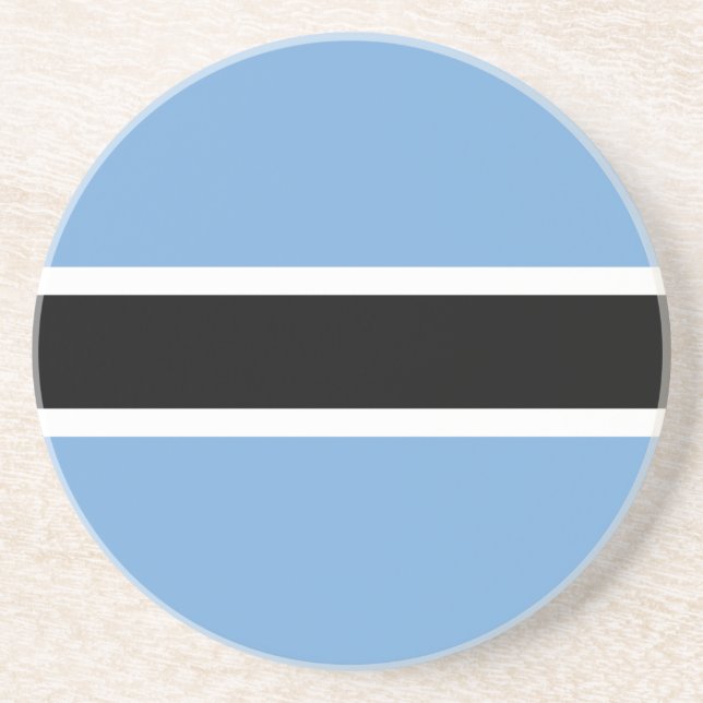 Patriotic Botswana Flag Untersetzer (Vorne)