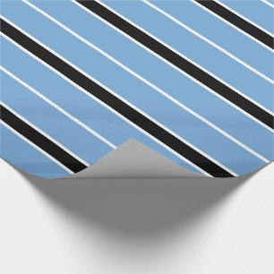Patriotic Botswana Flag Wrapping Paper Geschenkpapier
