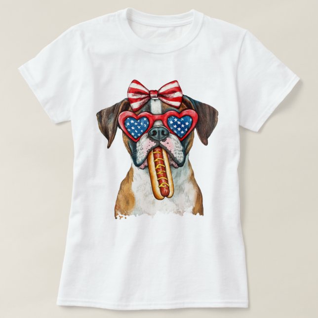 Patriotic Boxer T-Shirt (Design vorne)