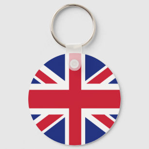 Patriotic British Union Jack Flag Schlüsselanhänger