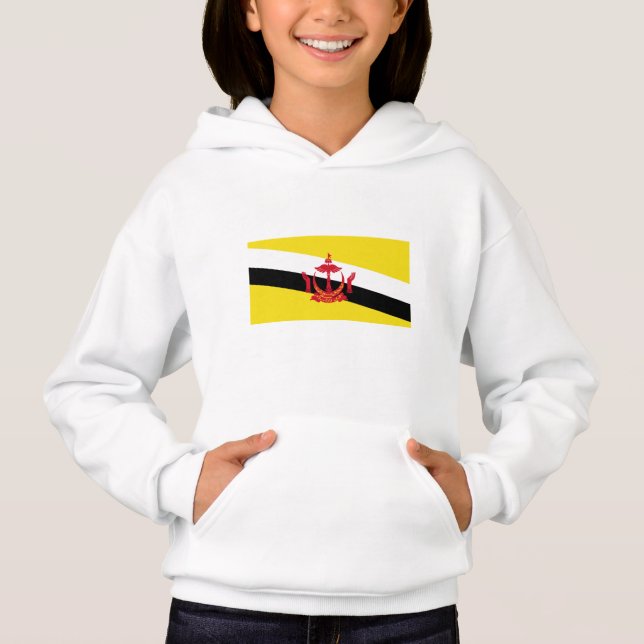 Patriotic Brunei Flag Hoodie (Vorderseite)