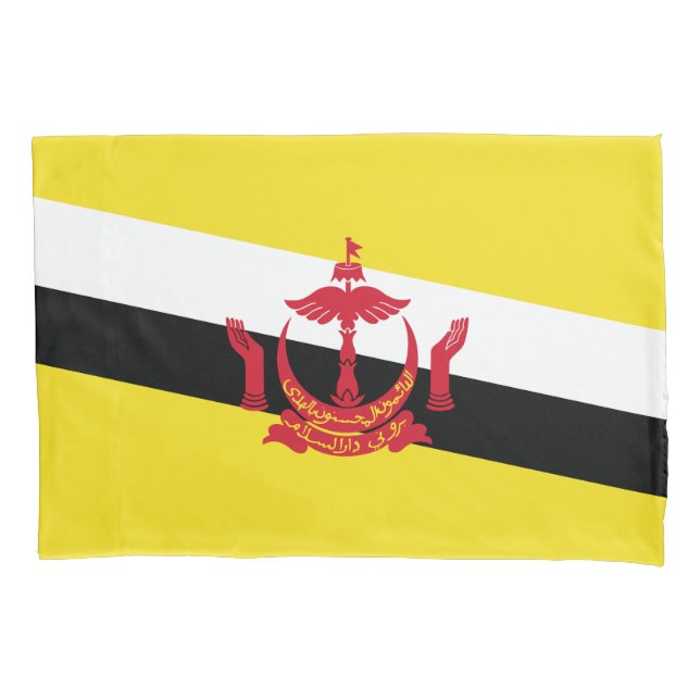 Patriotic Brunei Flag Kissenbezug (Vorderseite)