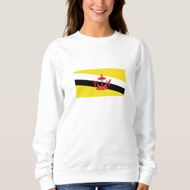 Patriotic Brunei Flag Sweatshirt (Vorderseite)