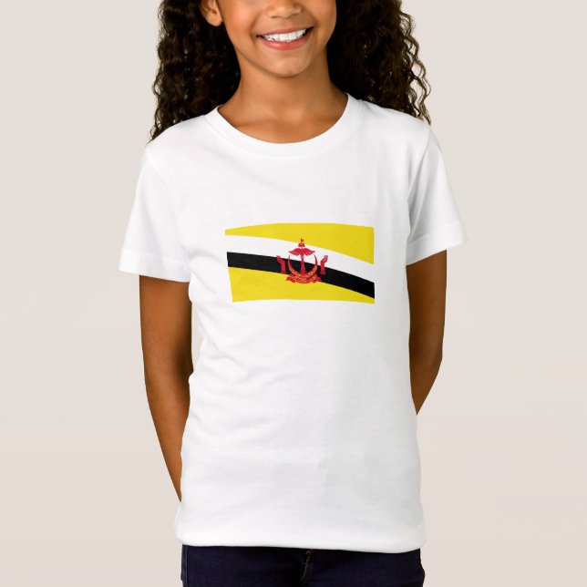Patriotic Brunei Flag T-Shirt (Vorderseite)