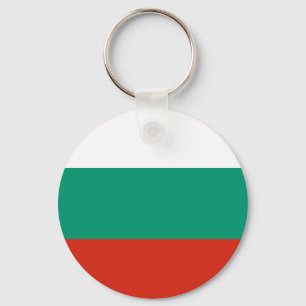 Patriotic Bulgarian Flag Keychain Schlüsselanhänger