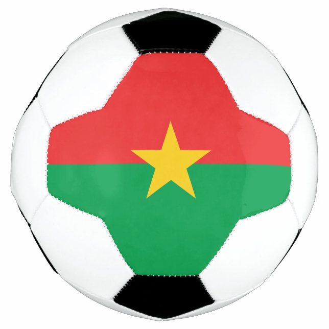 Patriotic Burkina Faso Flag Fußball (Vorderseite)