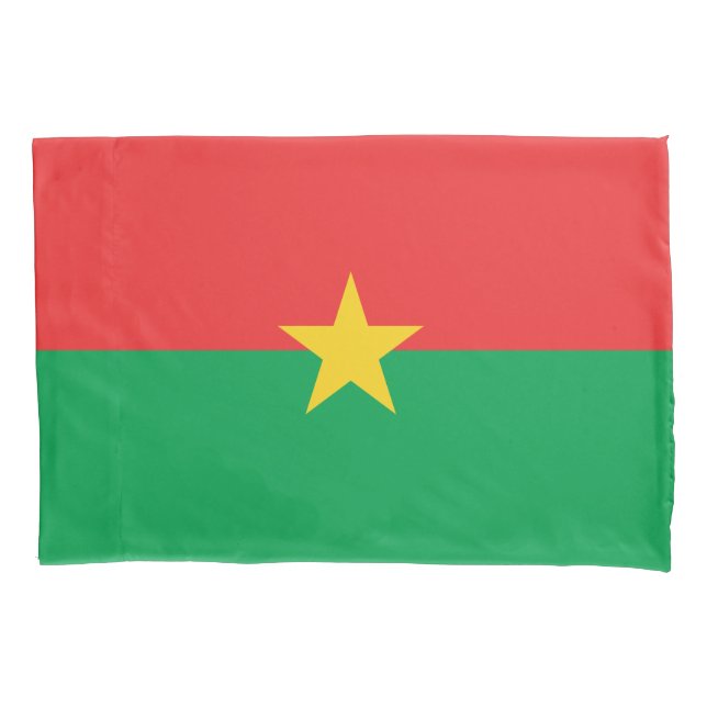 Patriotic Burkina Faso Flag Kissenbezug (Vorderseite)