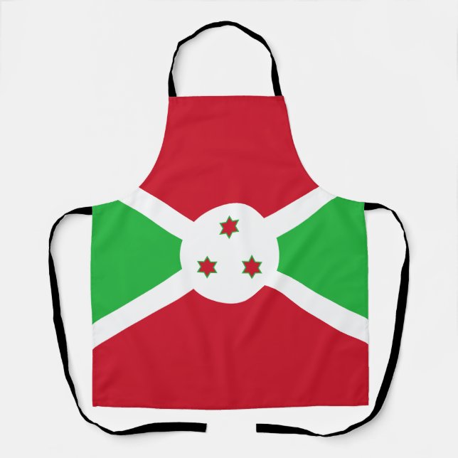 Patriotic Burundi Flag Schürze (Vorderseite)