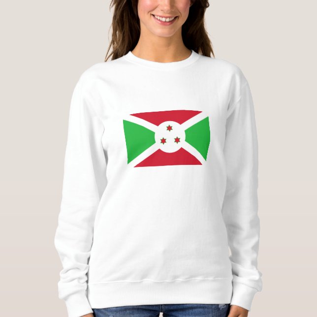 Patriotic Burundi Flag Sweatshirt (Vorderseite)