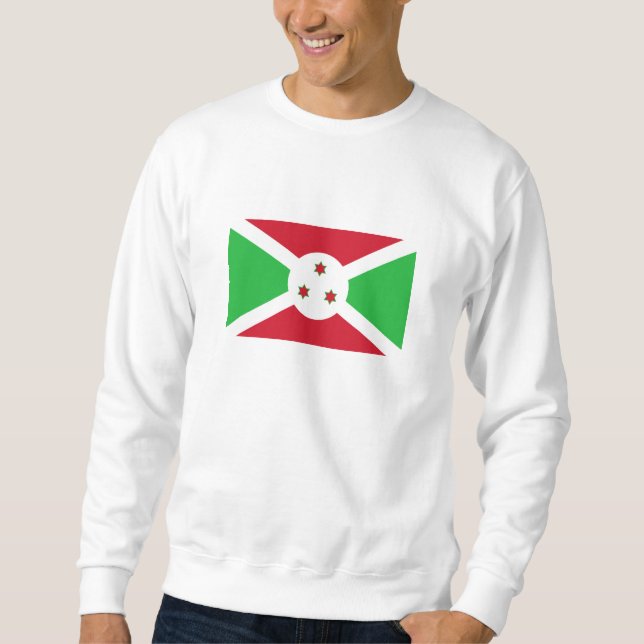 Patriotic Burundi Flag Sweatshirt (Vorderseite)