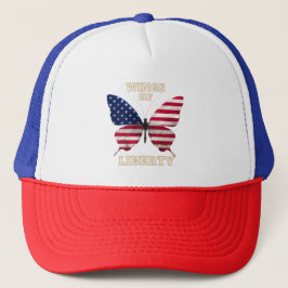 Patriotic Butterfly Tee Truckerkappe