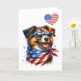 Patriotic Canine Card Karte